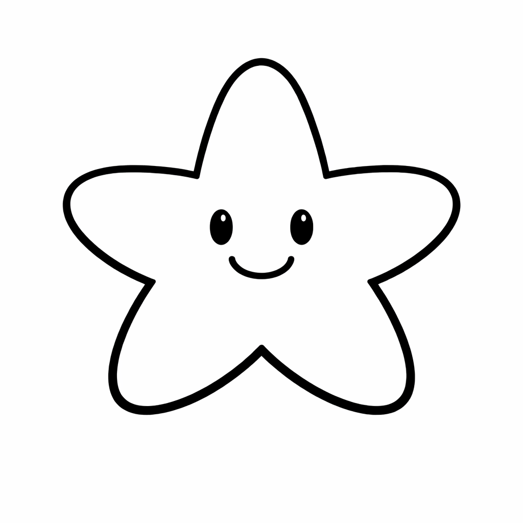 Coloriage Étoile de mer à colorier